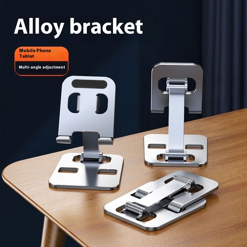 Rajustement multi-angle de pliage de bureau Porte-téléphone en alliage complet