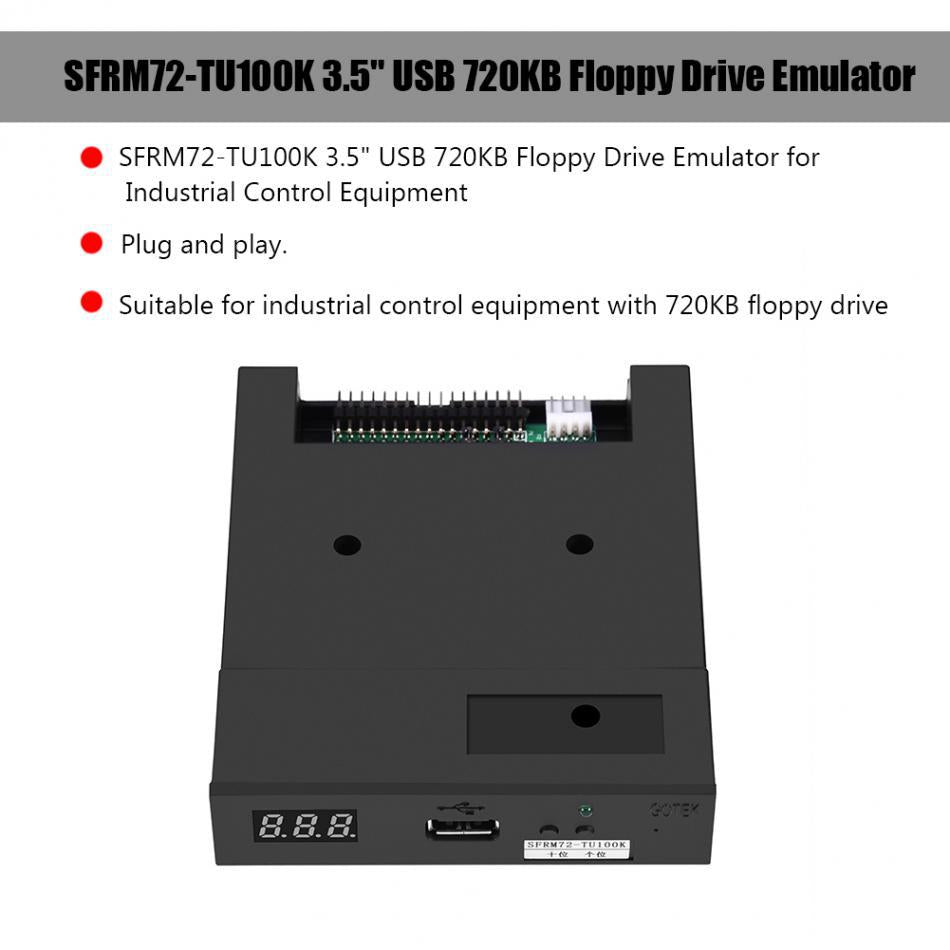 SFMM72-TU100K 3.5 USB 720Ko Emulateur de lecteur flottant