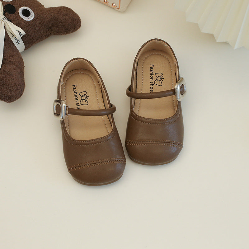 Mode Personnalité Française Fille Vintage Mary Jane Chaussures