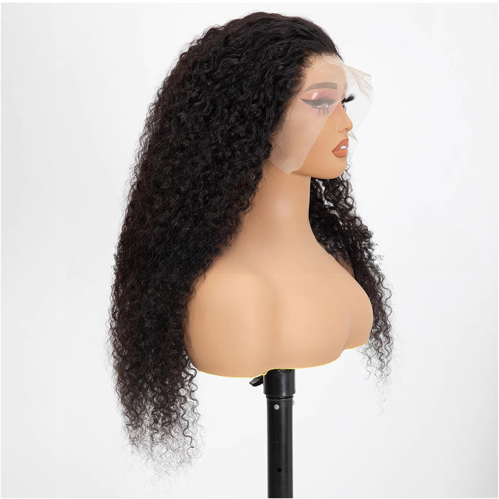 Perruque en face de dentelle avec de petits curls