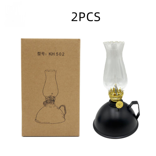 Camping extérieur Métal Vintage Kerosene Petite lampe