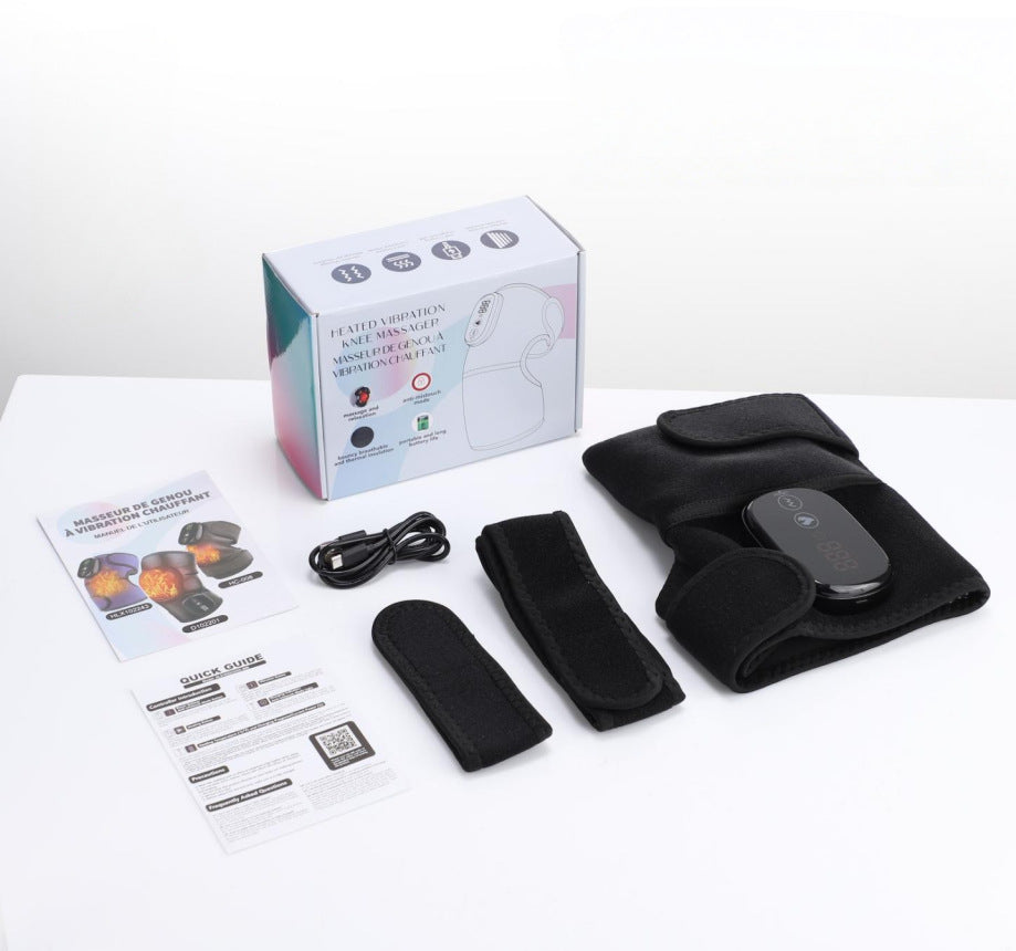 Electric heated pads with vibration massage shoulder support