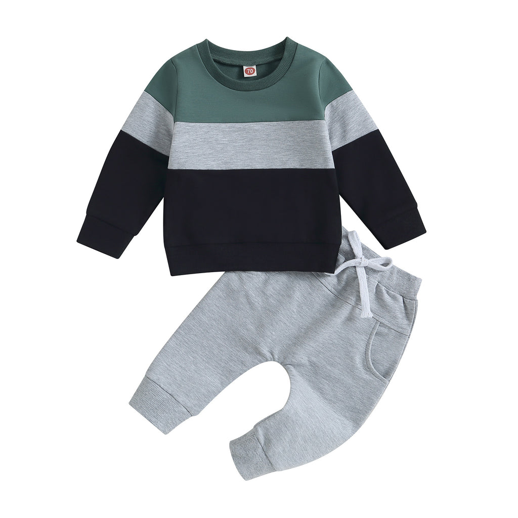 Set à capuche à manches longues pour garçons