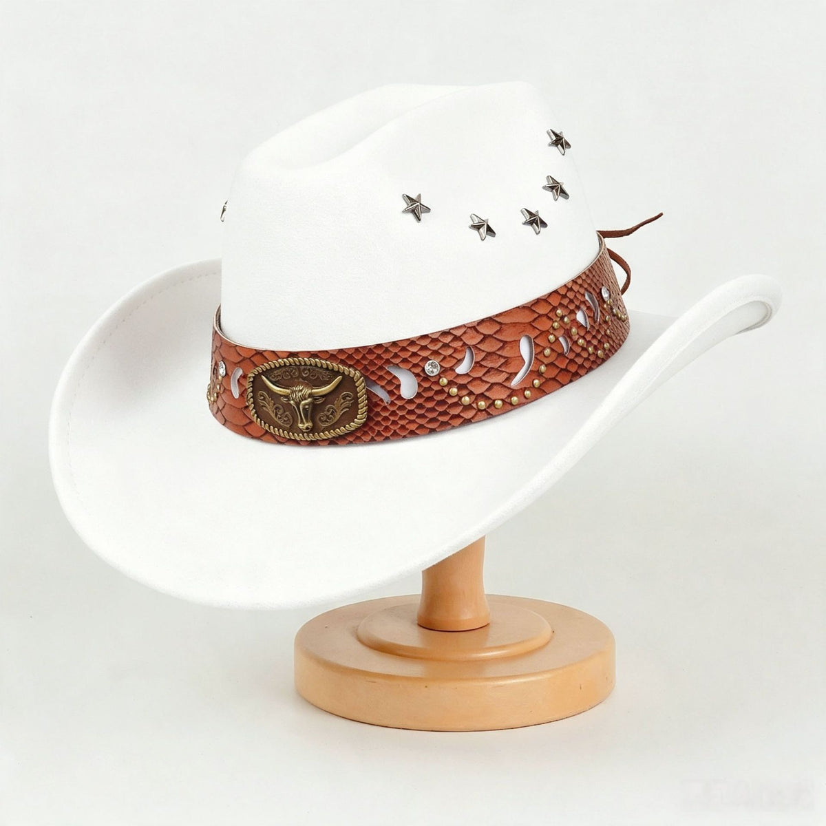 Meilleure vente européenne Et le style américain Star studed Leather Jazz Cap