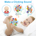 Jouets sensoriels de bébé Montessori pour jouets de dents de bébé pour bébés 0 3 6 9 12 18 mois