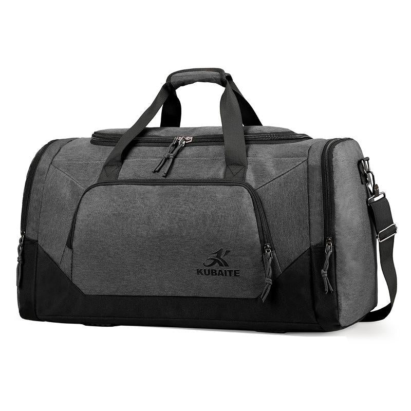 Sac multifonctionnel de gym de couleur solide avec grande capacité Et la séparation sèche-humide