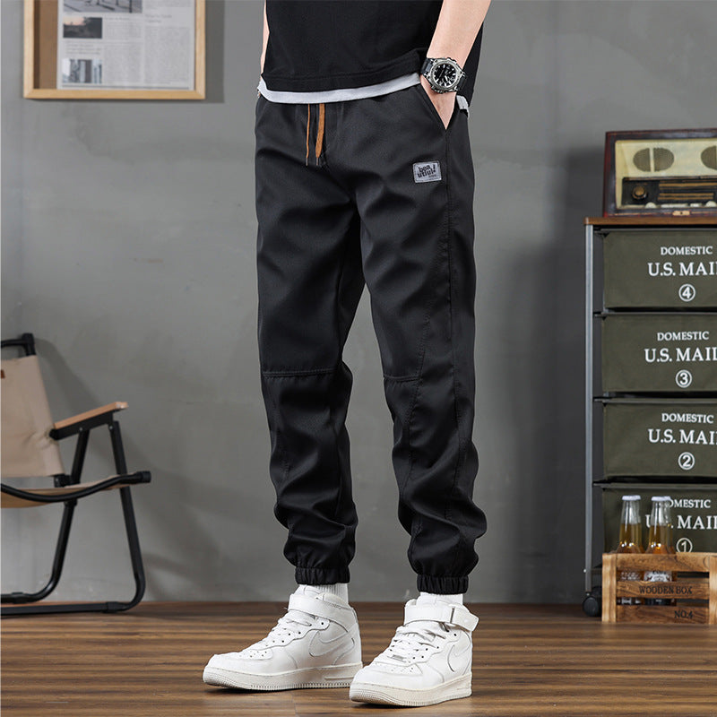 Pantalons de sport occasionnels pour hommes, croppés