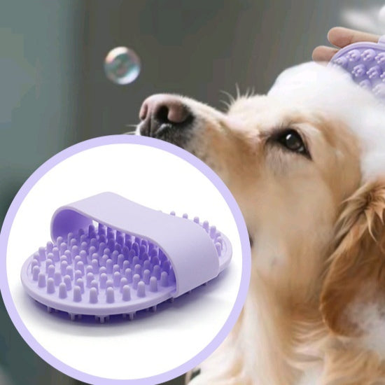 Pet Silicone brosse de bain outil de nettoyage spécialisé pour les chats et les chiens