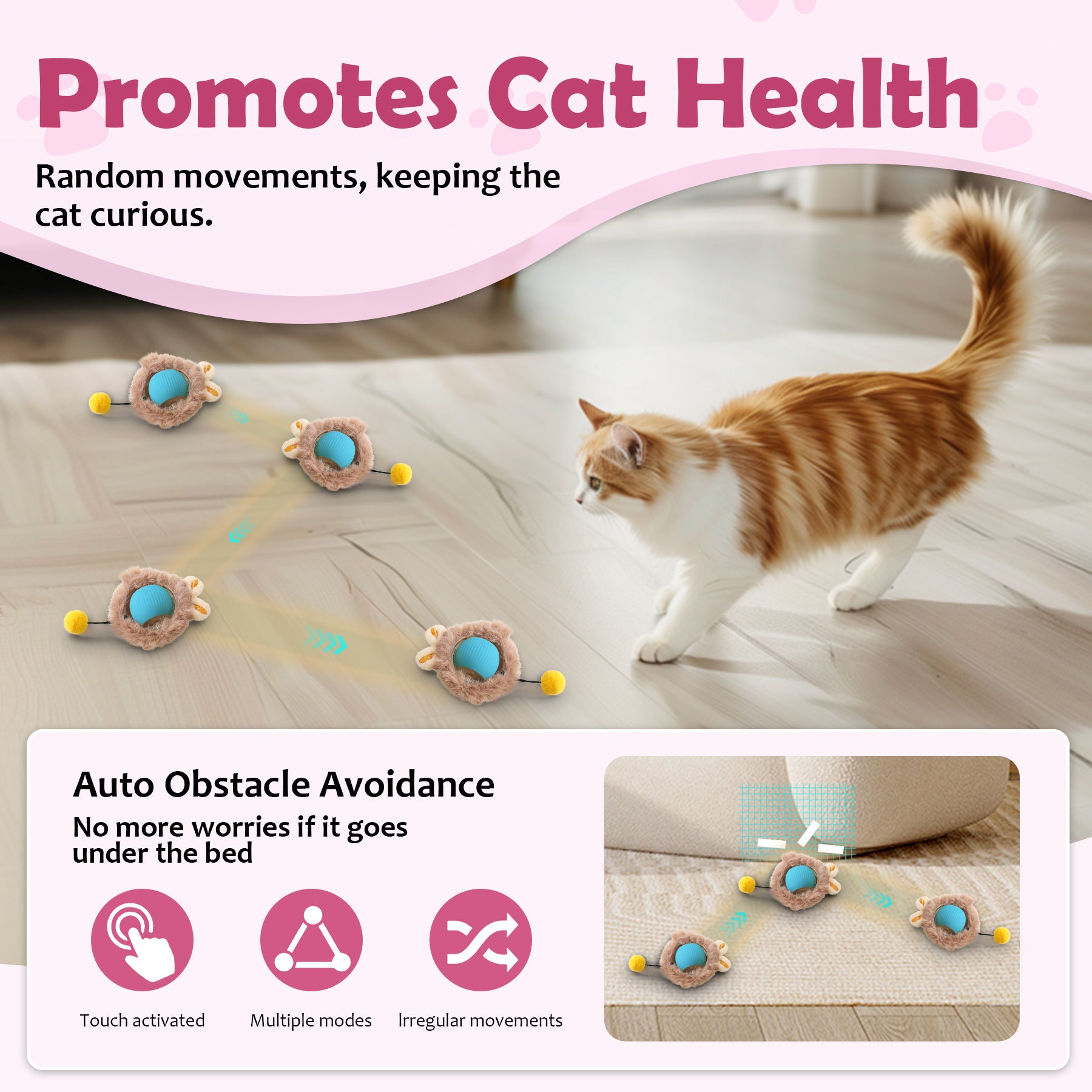 Jouets interactifs Balle pour chats