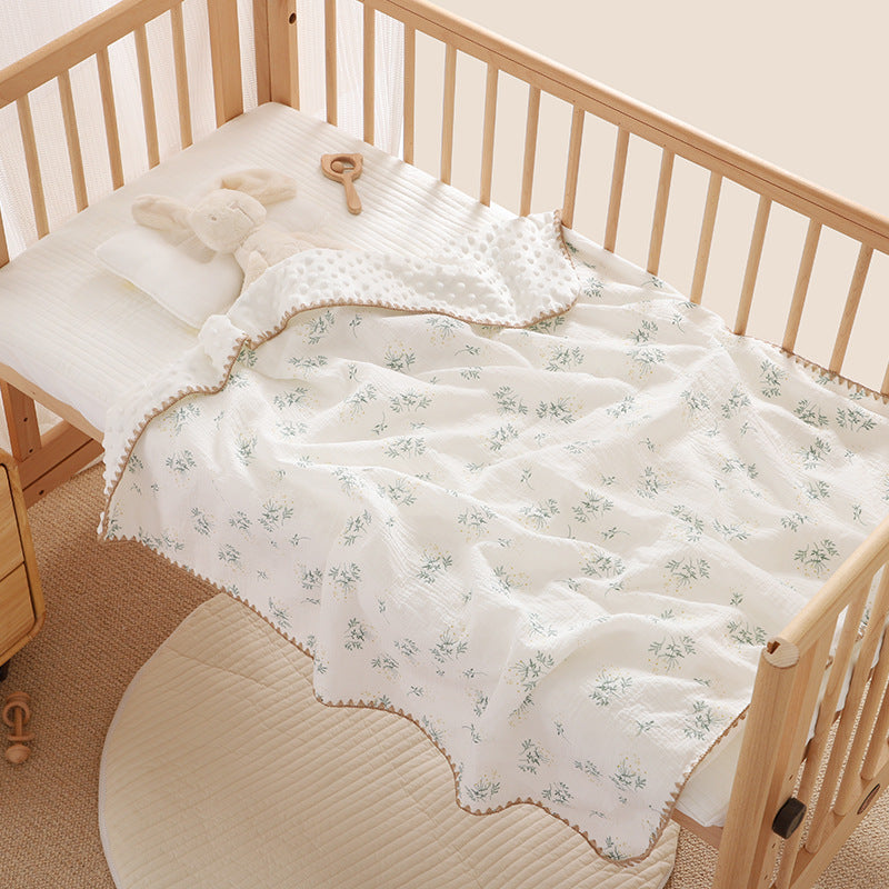 Type A Pure Cotton Gauze Doux Couverture bébé pour nouveau-nés et nourrissons