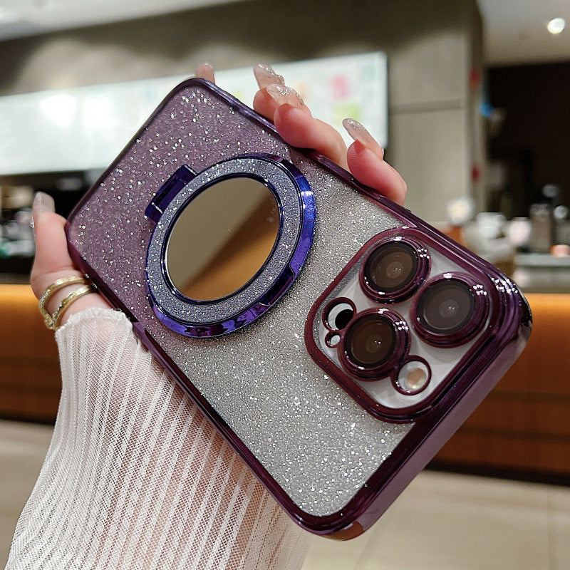 Magnetic Maquillage Miroir boîtier de téléphone