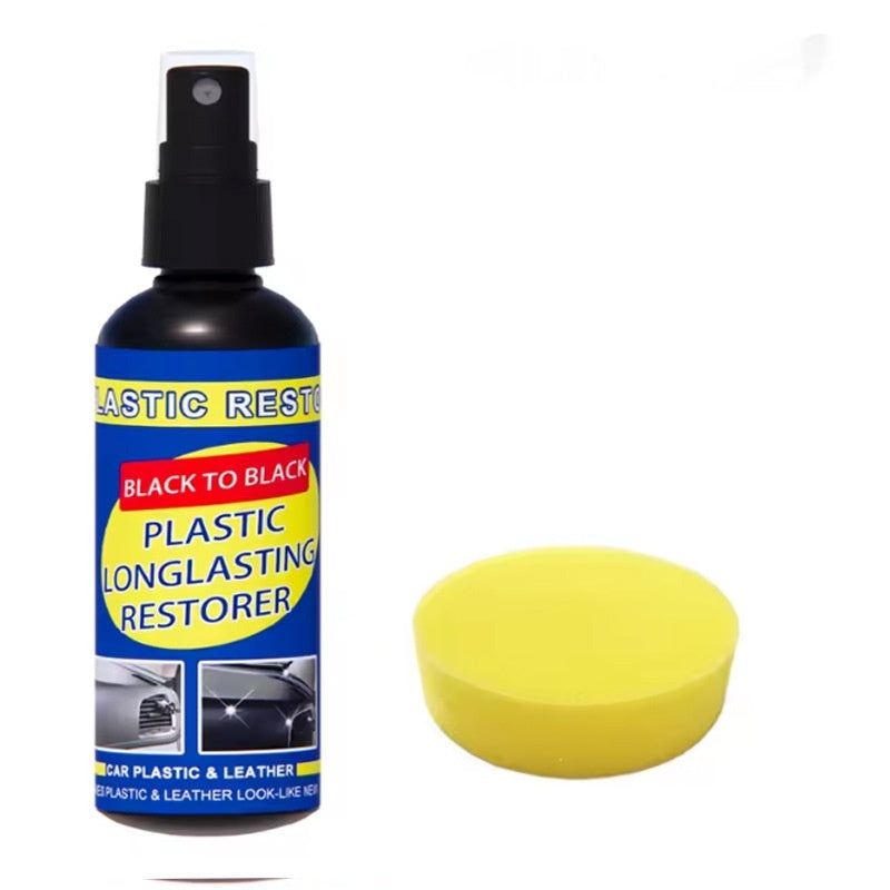 Restaurer en plastique de voiture retour à Black Gloss Spary