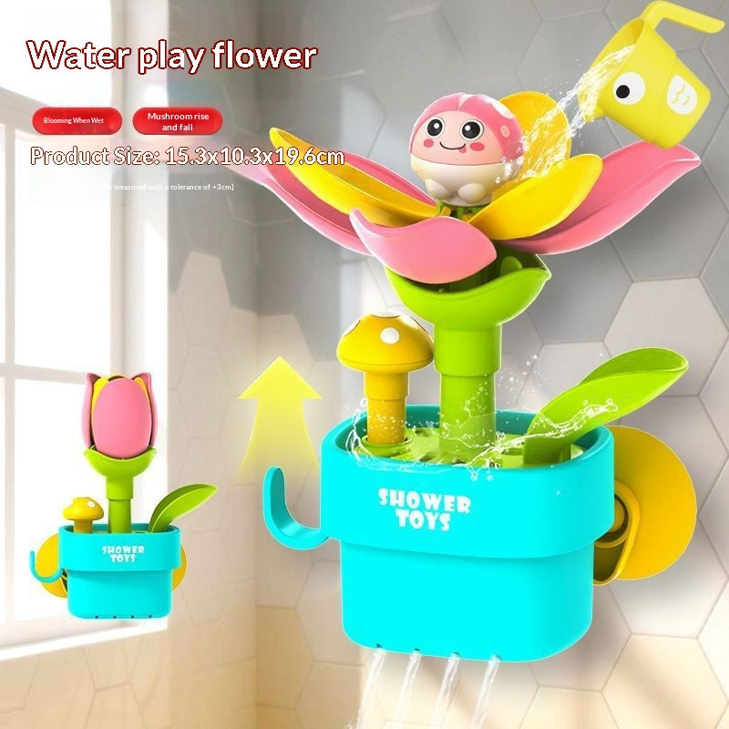 Jouet de douche de bain de bébé Sprinkler d'eau sûre pour les enfants Baignoire Playtime