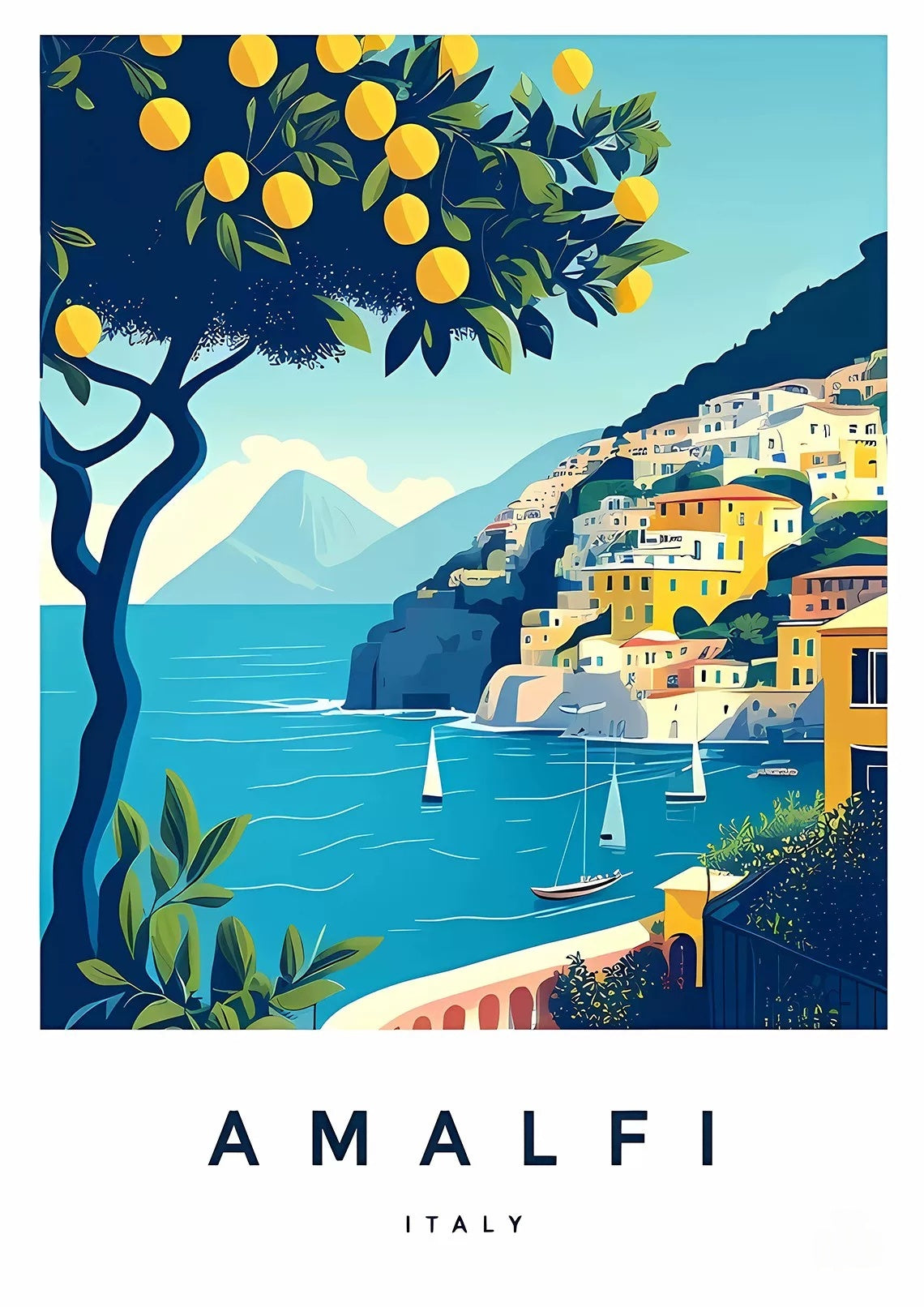 Décoration d'affiche de la ville européenne de voyage de Florence