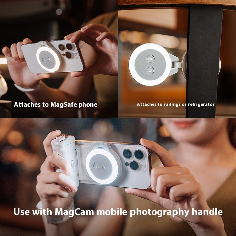 Lumière de remplissage pour téléphone portable portable magnétique