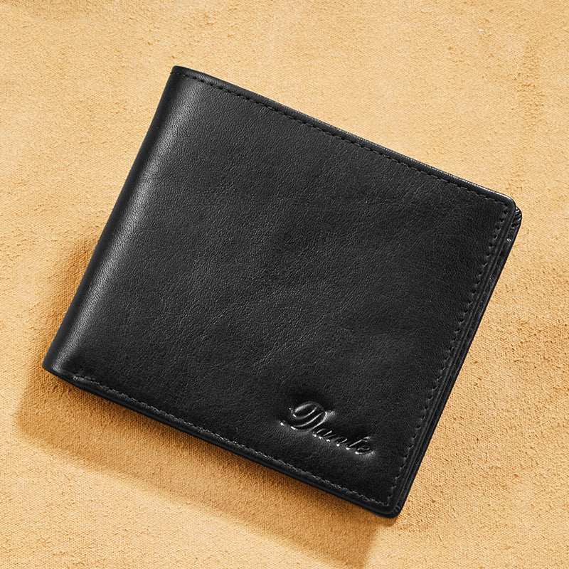 Portefeuille de vache de première couche pour hommes
