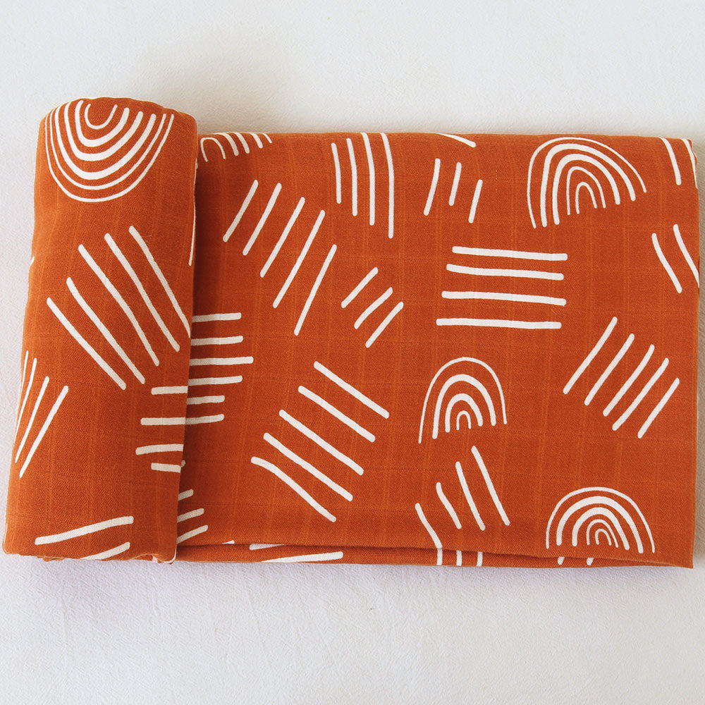 Couverture de matelas en coton de bambou Couverture de nouveau-né Baby Swadle Sac d'été