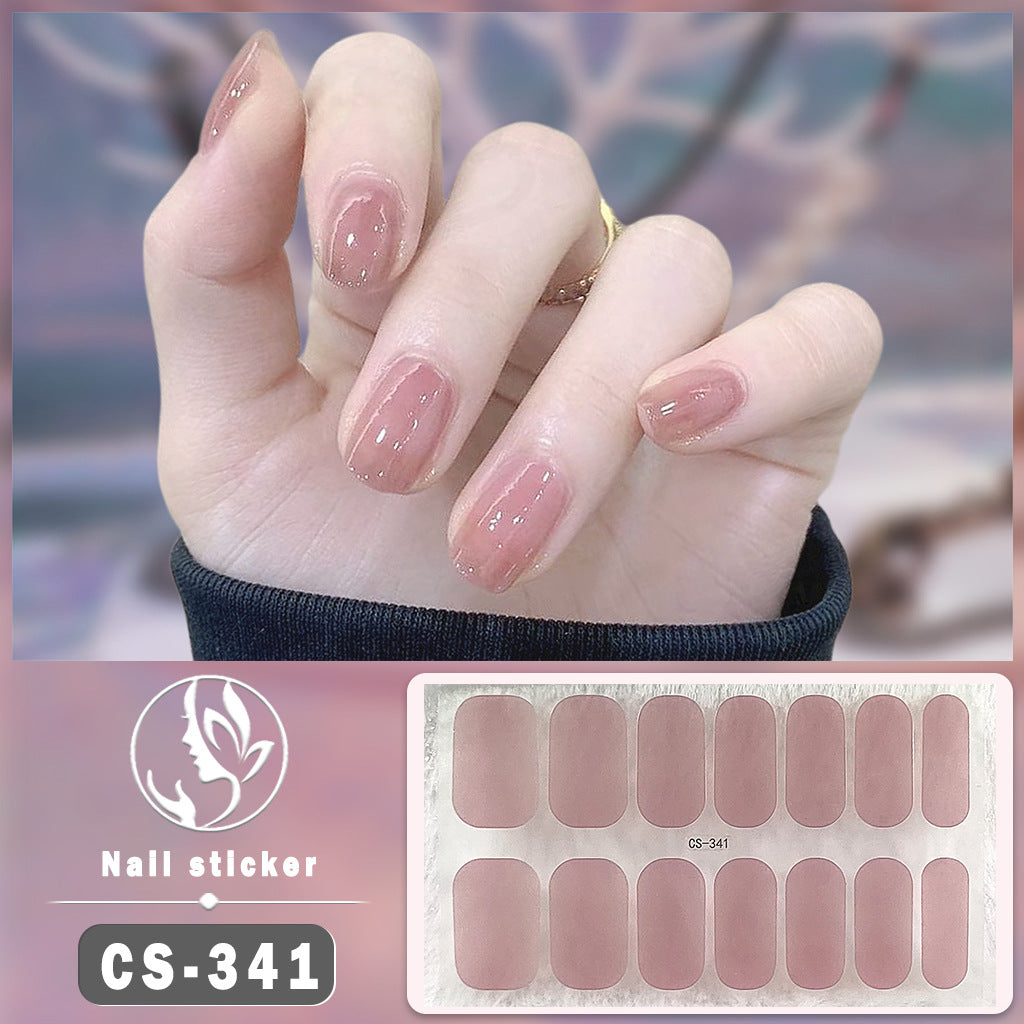 Pièce en forme d'ongle d'art en couleur solide imperméable