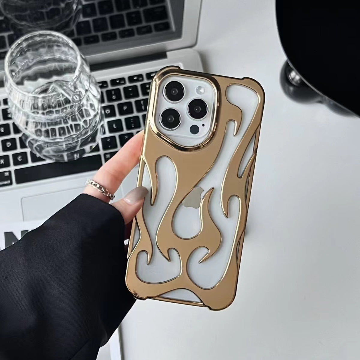 Cas téléphonique de dissipation de chaleur par électroplaquage