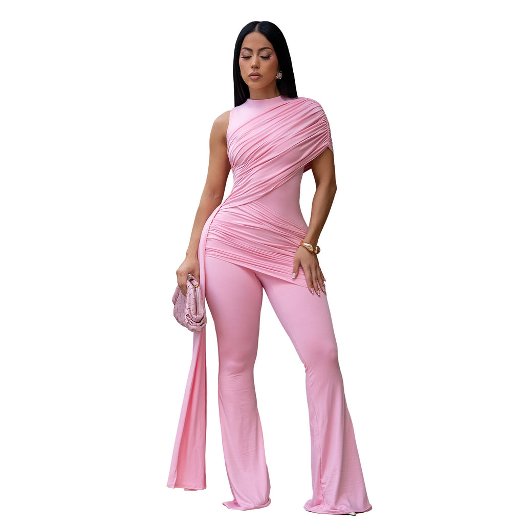 European And American Fashion Women's Clothing Élégant et élégant Bodycon Jumpsuit avec R