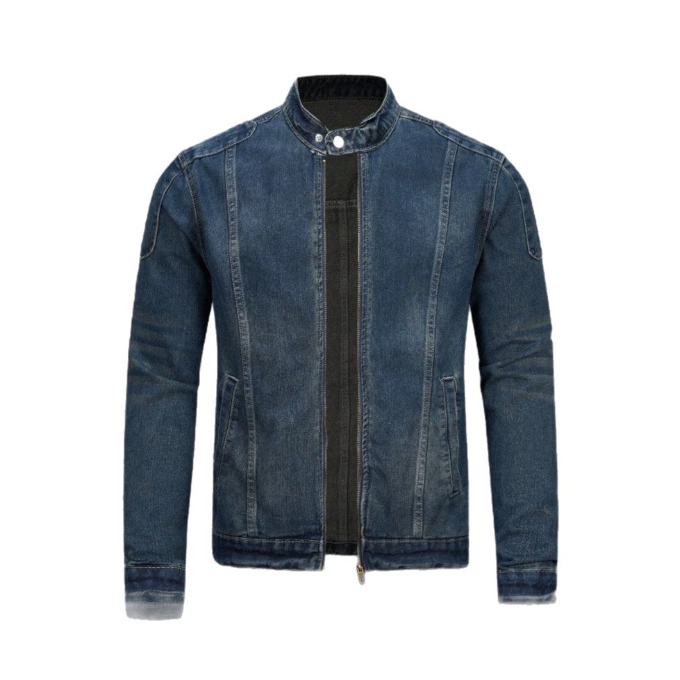 Beau Edgy Biker style Trendy Manteau pour hommes