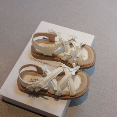 Summer Sweet Princess Style Crisscross Sangle Sandales pour filles
