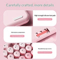 Bureau de femmes Clavier sans fil léger et jeu de souris Clavier d'ordinateur
