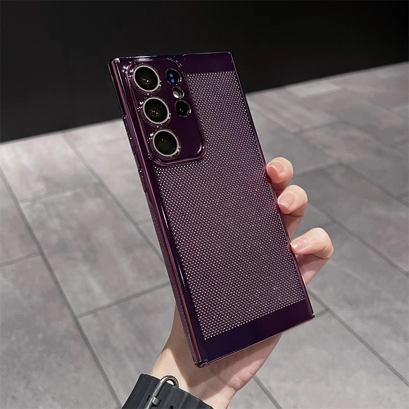 Summer Honeycomb Refroidissement Respirant Case Téléphone
