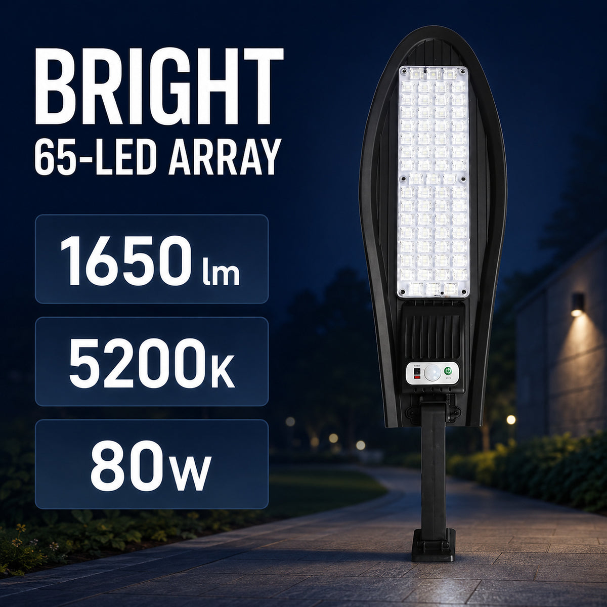 Solar Powered Motion Sensor Waterproof Garden Light W779A Pour la décoration de triage LED Landscap