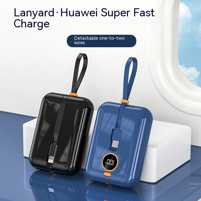 Charge super rapide 66W avec la banque d'alimentation par câble