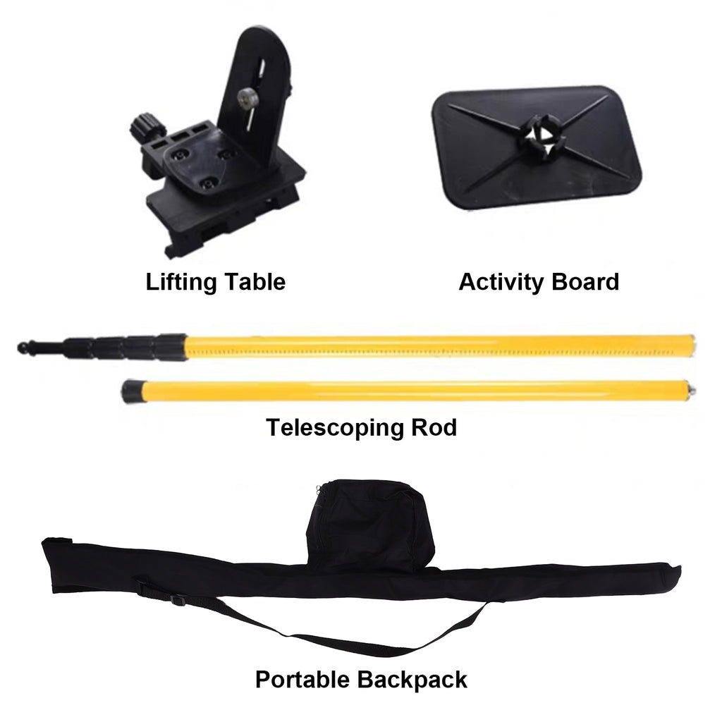 2.8 Mesure de nivellement laser Pole télescoping Pole de montage réglable pour Rotary et Line Las