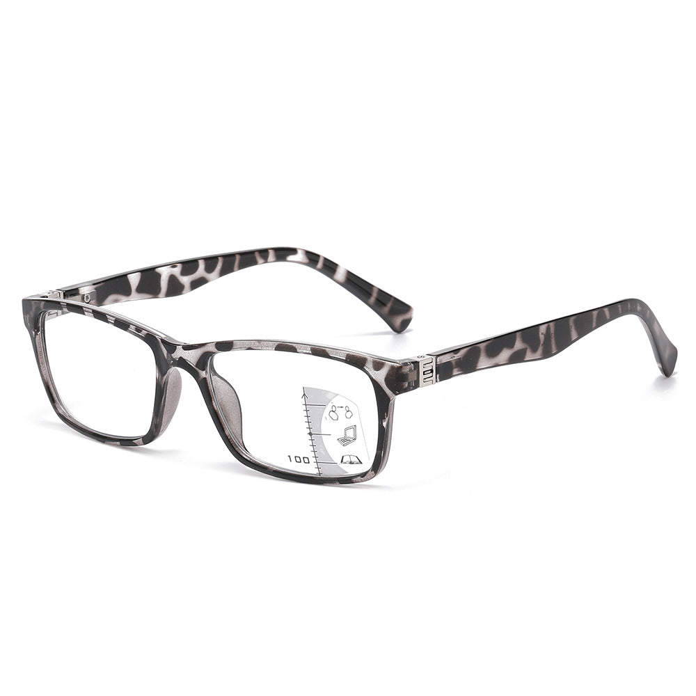 Verres de lecture de blocage multifocal bleu