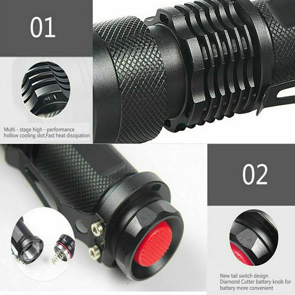Lampe de poche UV Ultra Violet Lampe de poche portatif Petite lampe de poche 395nm Mini lumière Inspectio