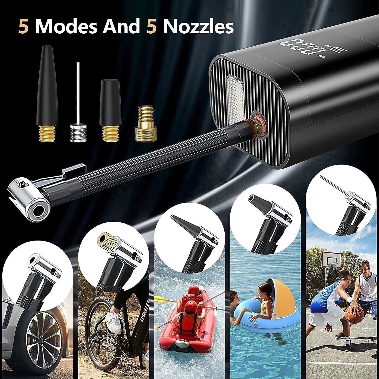 Compresseur d'air portable pour motos