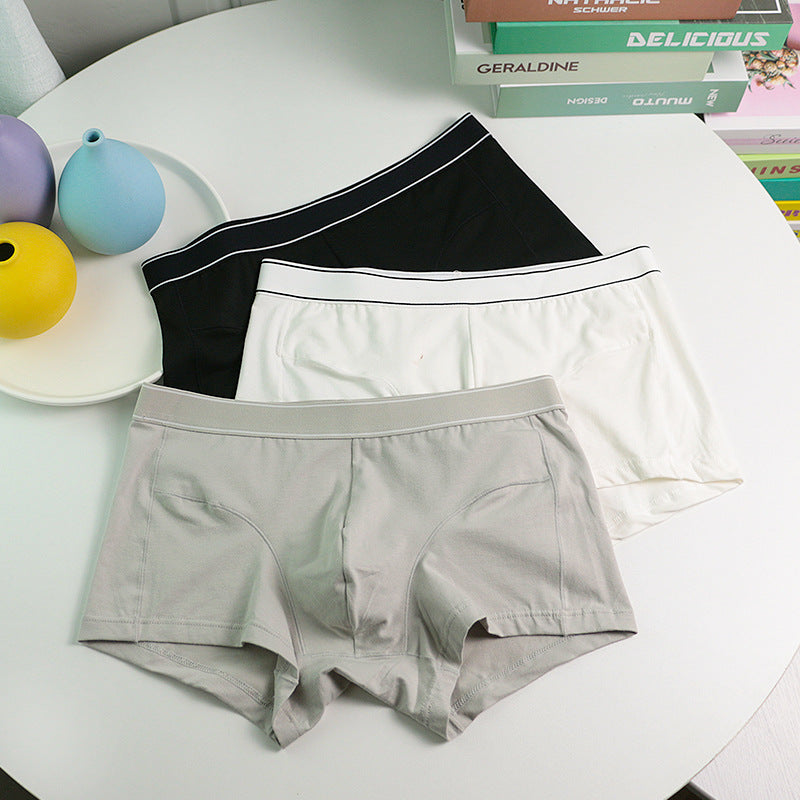 Sous-vêtements pour hommes Boxer en coton purifié doux et respirant