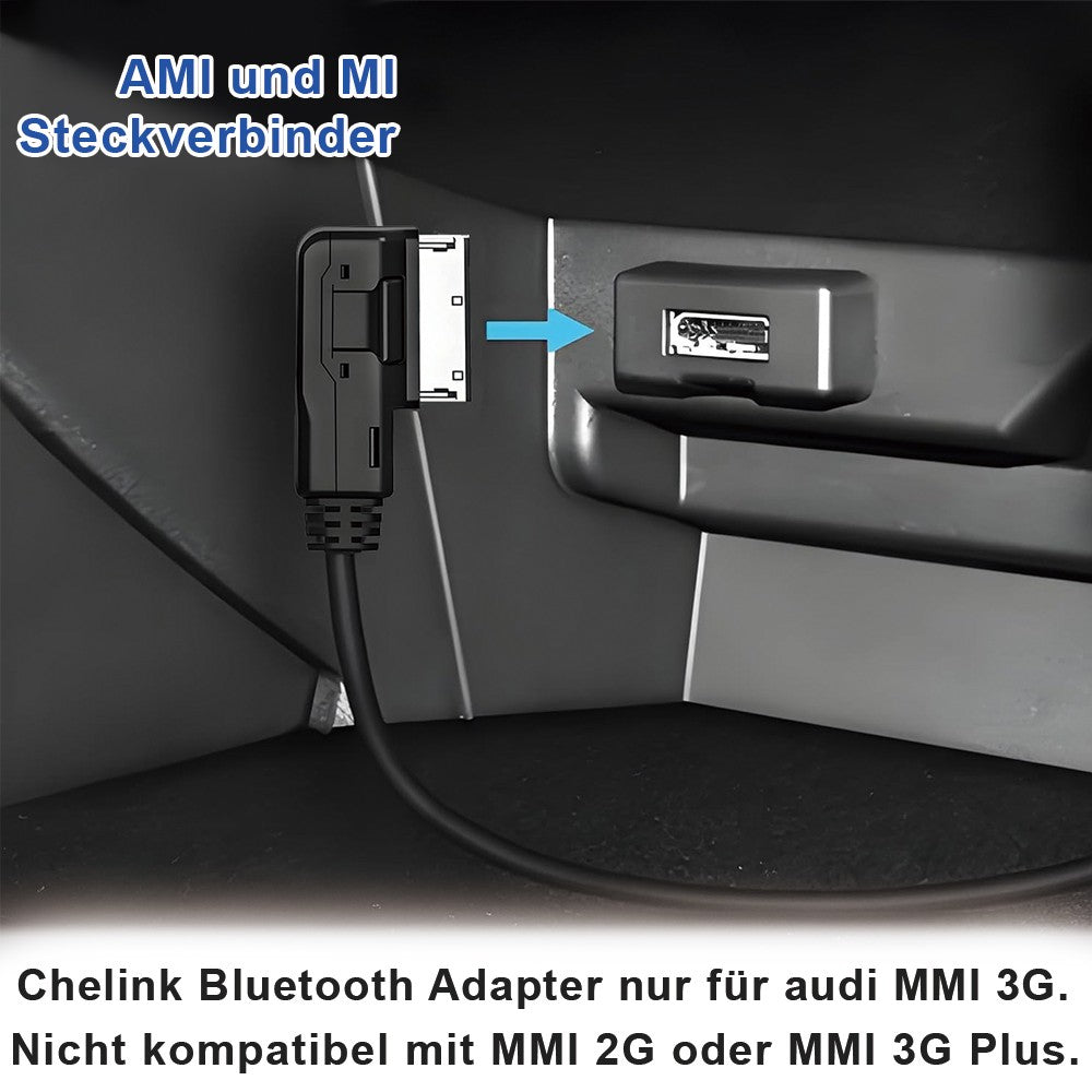 AMI Bluetooth 5.0 câble adaptateur audio Double paire récepteur de musique sans fil pour 3G MMI Syst