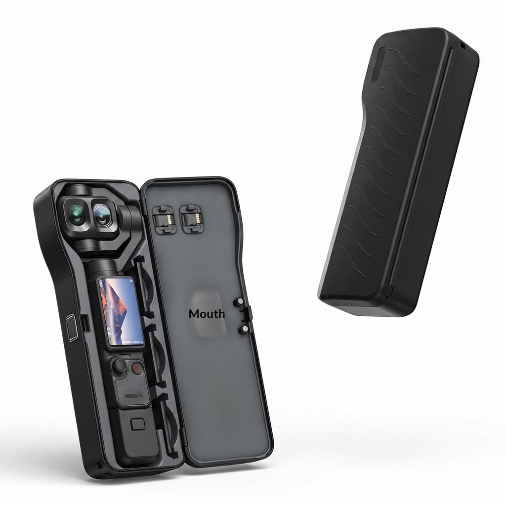 Boîtier d'accessoire de protection portable pour caméras d'action