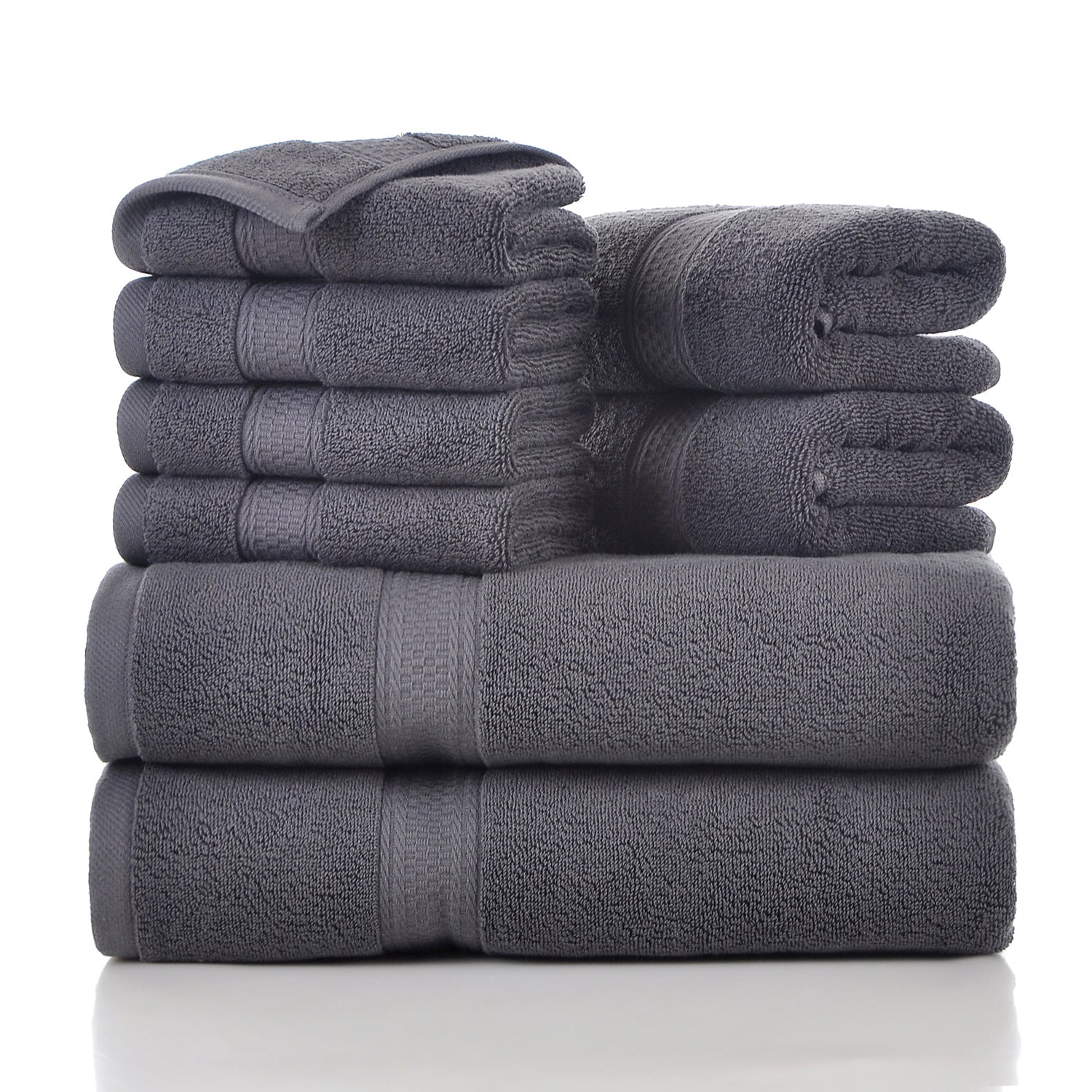 Serviettes de ménage Ensemble de huit pièces doux et absorbant