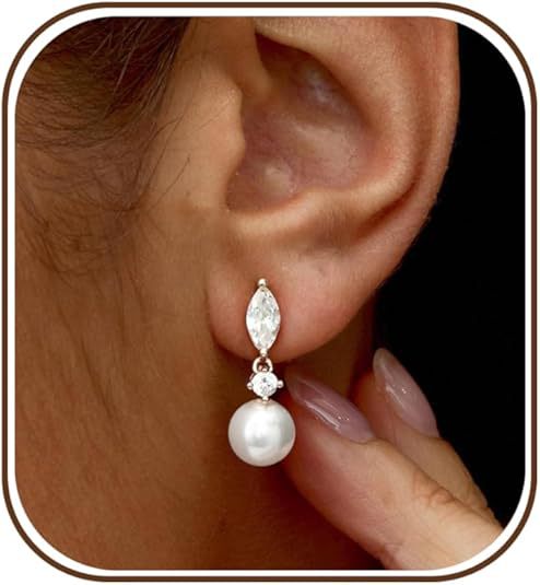 Meilleures ventes Boucles d'oreilles pendentif Pearl Design Niche avec une sensation Premium