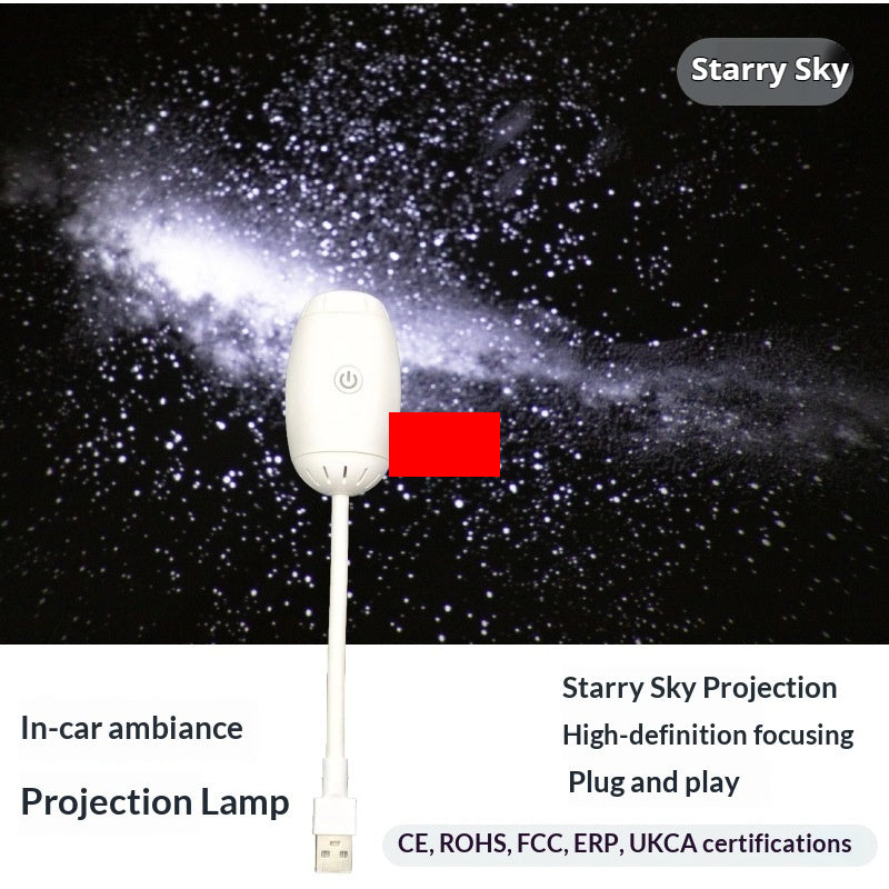 La Voie lactée montée sur voiture USB Starry Sky Atmosphere Light
