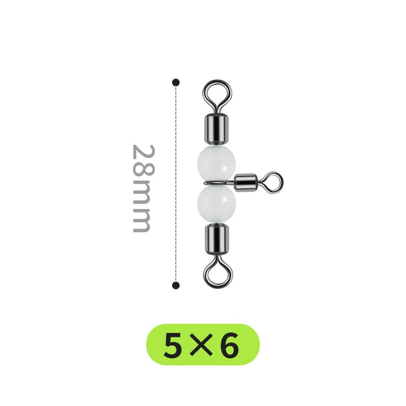 Three-pronged Luminous Beads with 8 Luminous Rings