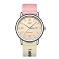 Montre Quartz étudiante personnalisée rétro