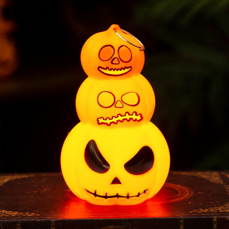 Lanterne de citrouille d'Halloween Portable Citrouille d'Halloween Ornements Pilaires Décorations d'Halloween