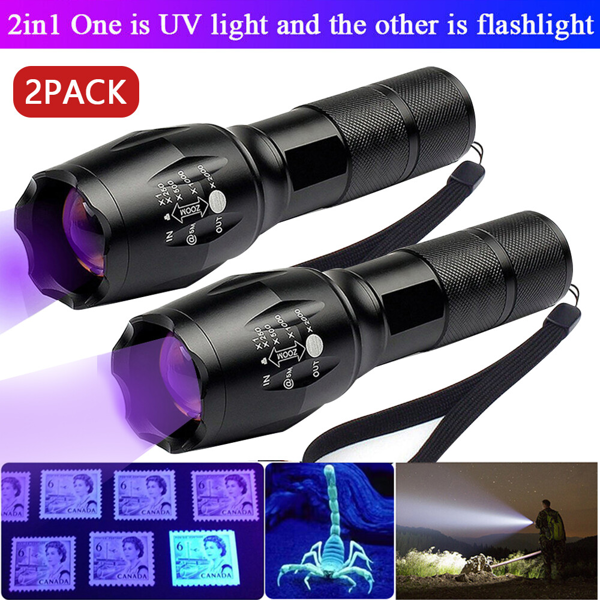 Lampe de poche LED 2-en-1