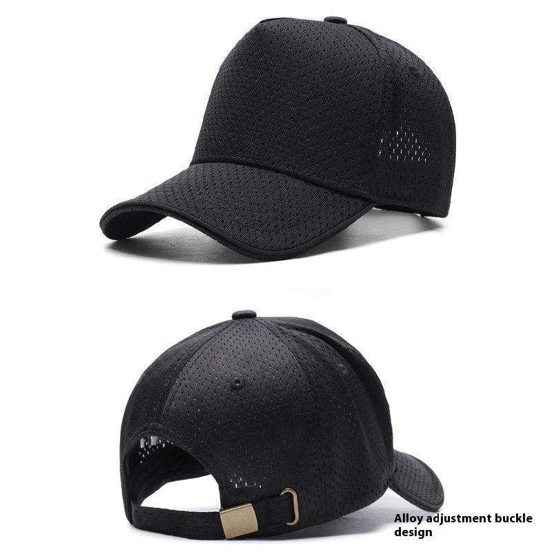Casquette de baseball haute couronne respirante en mesh