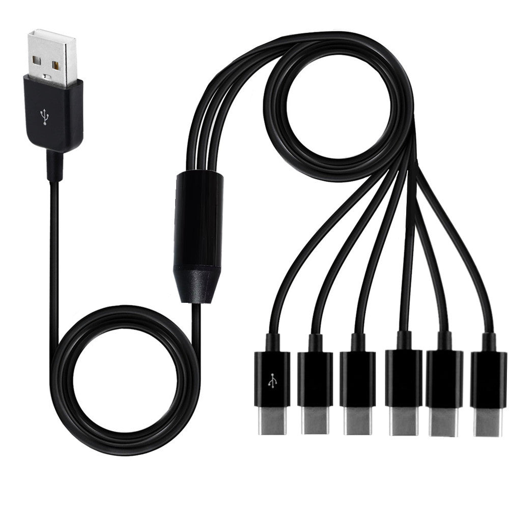 Câble de charge USB 1 à 6