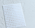 Women's Gilding Nail Care Sticker