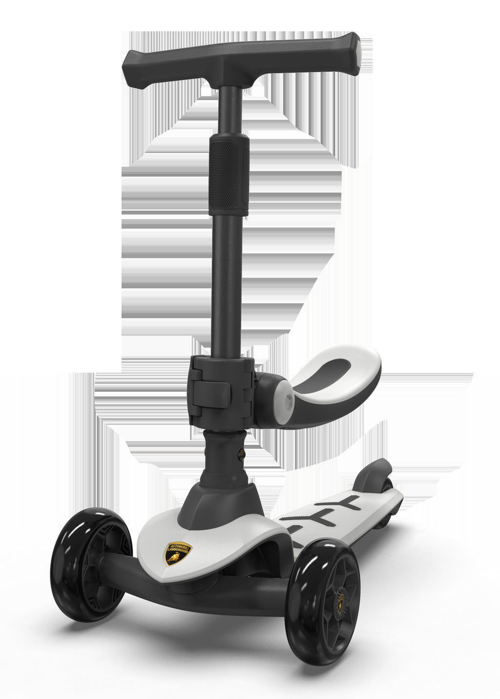 Un scooter que les enfants peuvent s'asseoir ou rouler