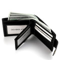Short hommes cartes multiples fentes Zipper Personality Wallet