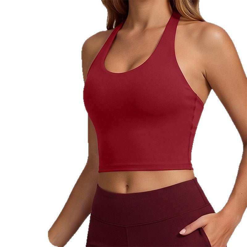 Yoga Tank Top Séchage rapide Exercice Porter pour l'extérieur